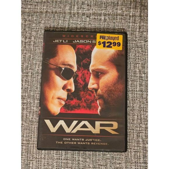 War (DVD, 2007, Widescreen) Jet Li Jason Statham Pre-owned Action Movies Fight - Picture 1 of 4